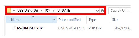 طریقه صحیح قراردادن فایل آپدیت پلی استیشن در فلش