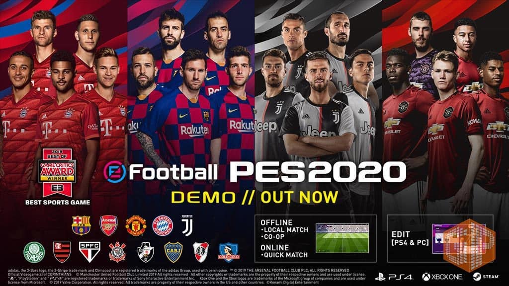 دانلود دموی بازی PES 2020 برای پلی استیشن 4