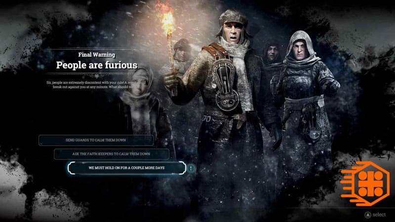 ویژگی امید در بازی Frostpunk برای پلی استیشن و ایکس باکس وان