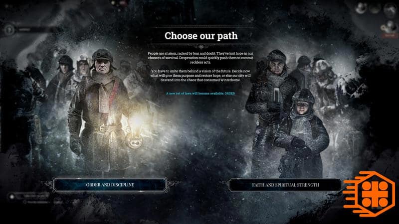 نگه داشتن قانون در Frostpunk: Console Edition بسیار مهم است