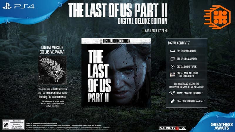 نسخه دیجیتال Deluxe بازی The Last of Us Part 2