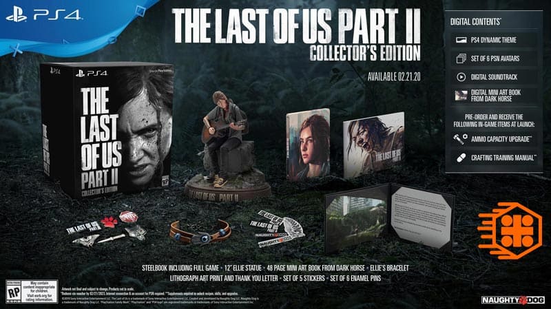 جزئیات نسخه کالکتور Collector Edition بازی The Last of Us Part 2