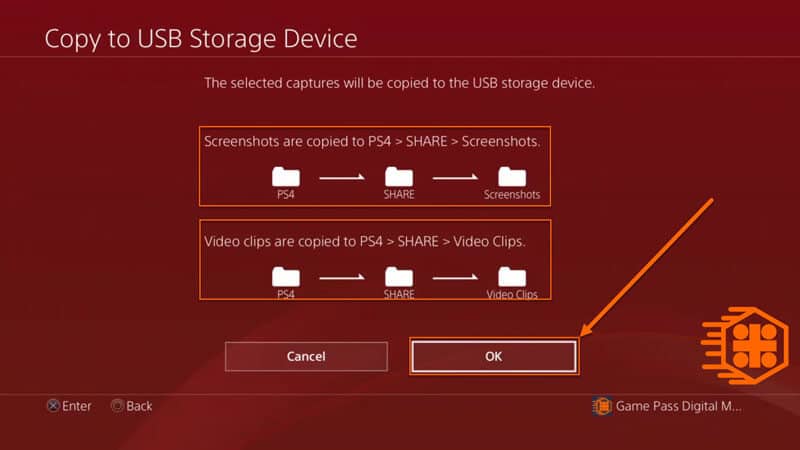 طریقه فولدر بندی برای فایل‌های اسکرین شایت و ویدئو کلیپ در پلی استیشن 4