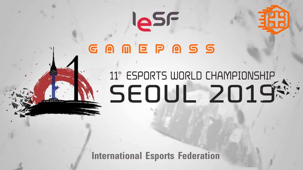 بنر مسابقات IeSF 2019 در سئول کره جنوبی