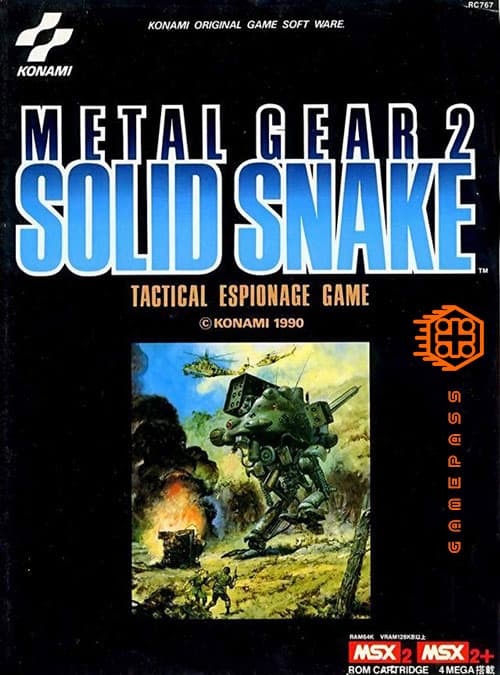 بازی Metal Gear 2 Solid Snake ساخته کوجیما در دهه 90 میلادی