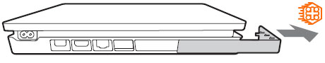 در آوردن قسمت L شکل درپوش کاور برای تعویض هارد درایو پلی استیشن 4 اسلیم