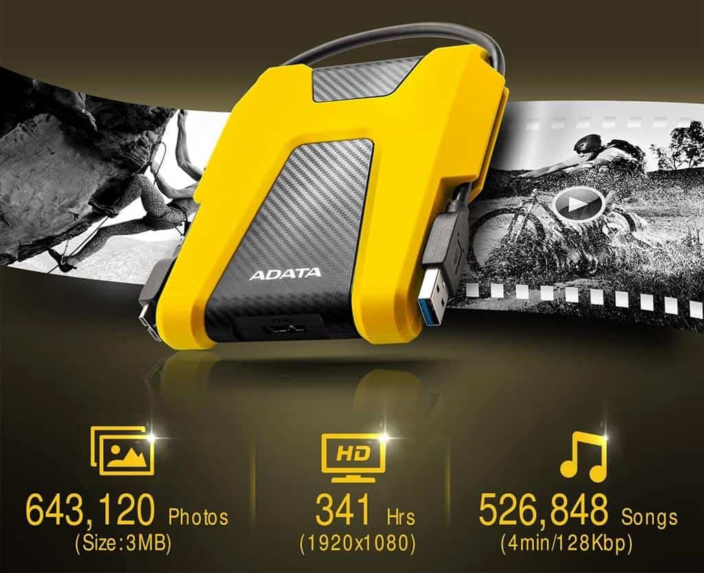 فضای ذخیره سازی هارد اکسترنال ADATA مدل HD680