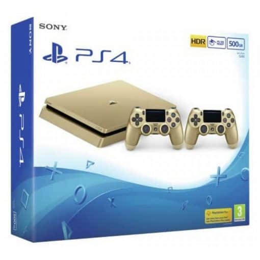 PlayStation 4 Slim Gold 500 GB Region 2 With Two Controller Gallry01