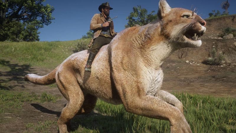 سوار شدن حیوانات غول پیکر در Red Dead Redemption 2