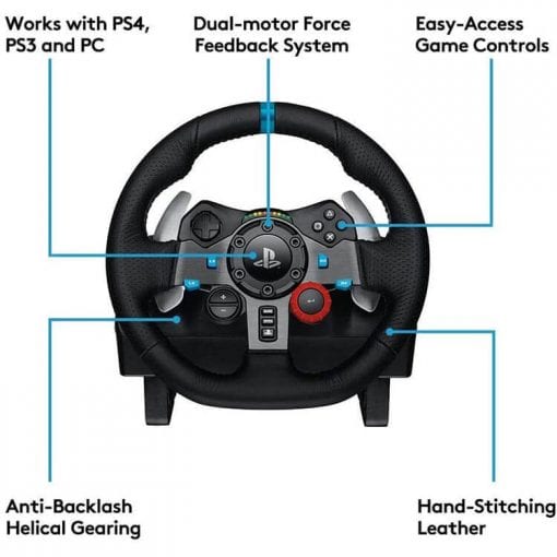 Logitech G29 Driving Force Race Wheel PS4 Gallery01