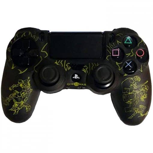 خرید کاور کنترلر DualShock 4 طرح God of War yellow