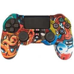 خرید کاور کنترلر DualShock 4 طرح Graffiti Orange