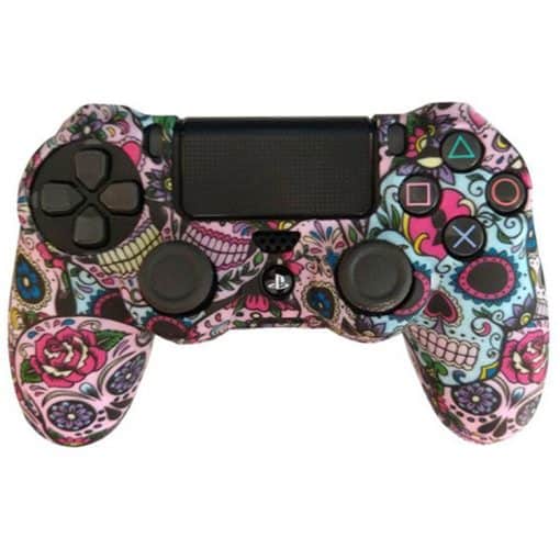 full dualshock 4 cover graffiti red design 1