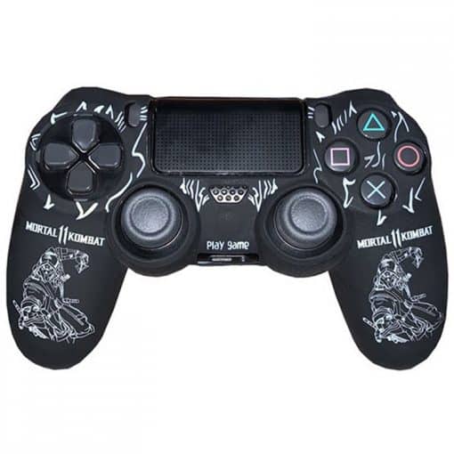 خرید کاور کنترلر DualShock 4 طرح Mortal Kombat White