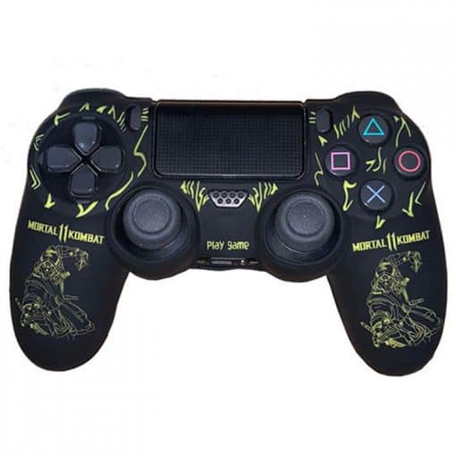 full dualshock 4 cover mortal kombat yellow design 2 1