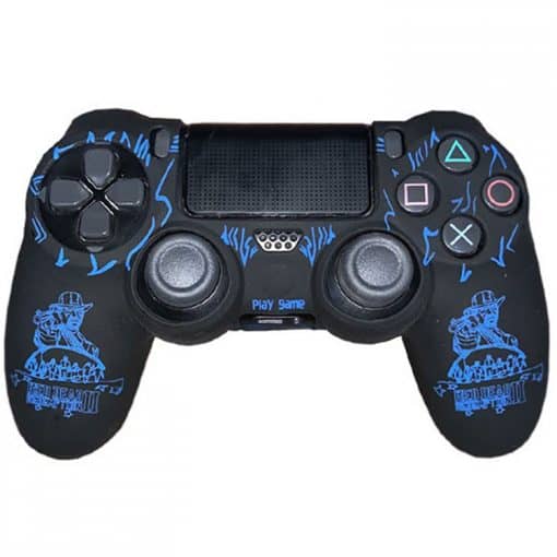 full dualshock 4 cover red dead redemption 2 blue design 1