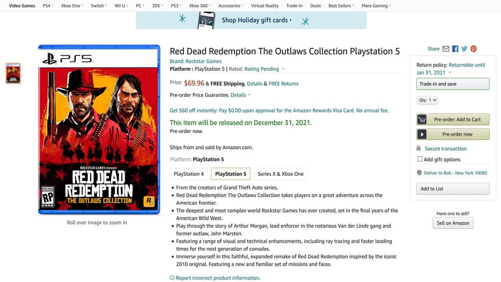 Red Dead Redemption Collection Leaked But Its Almost Certainly Fake