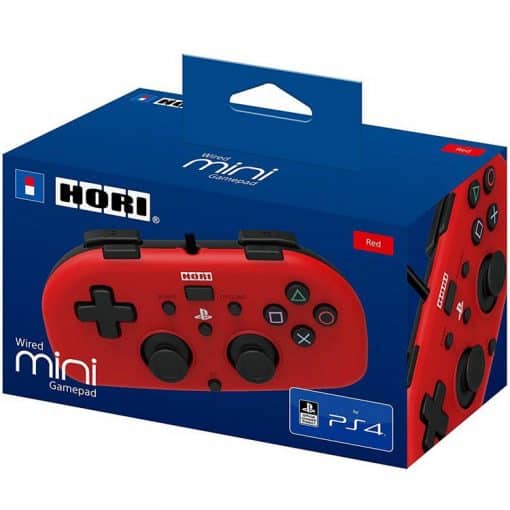 خرید کنترلر Hori Wired MINI Gamepad-Red PS4