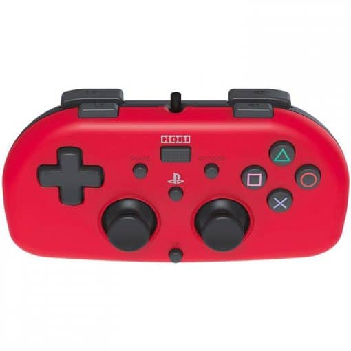 hori wired mini gamepad red for ps4 gallery04