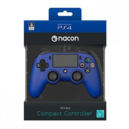 خرید کنترلر NACON Wired Compact Controller-Blue PS4