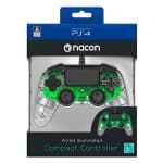 خرید کنترلر NACON Wired Illuminated Compact Controller-Green PS4