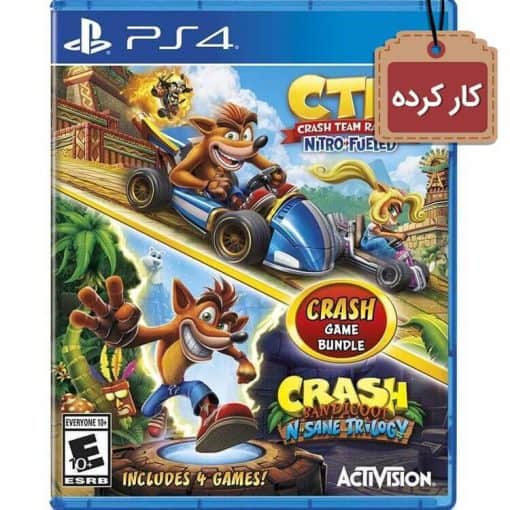خرید بازی کارکرده CTR Nitro-Fueled + Crash Bandicoot مخصوص پلی استیشن 4