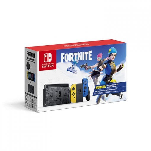 Nintendo Switch Fortnite Budle with Neo Blue and Yellow Joy Con Gallery01