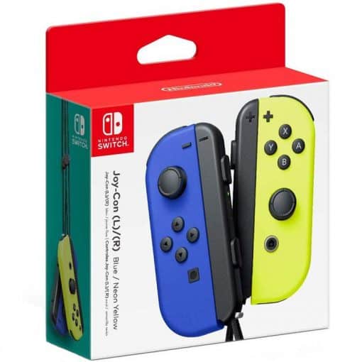 nintendo switch joy con blue neon yellow for nintendo switch 01