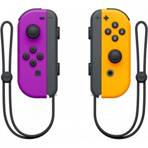 nintendo switch joy con neon purple neon orange for nintendo switch01