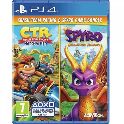 خرید بازی Crash Team Racing+Spyro Bundle برای PS4