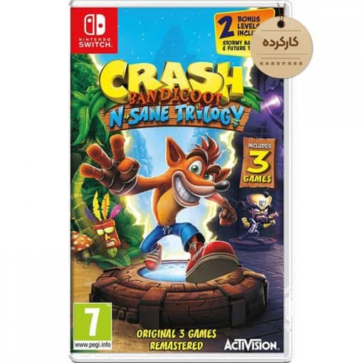 خرید بازی کارکرده Crash bandicoot N. Sane Trilogy برای نینتندو سوئیچ