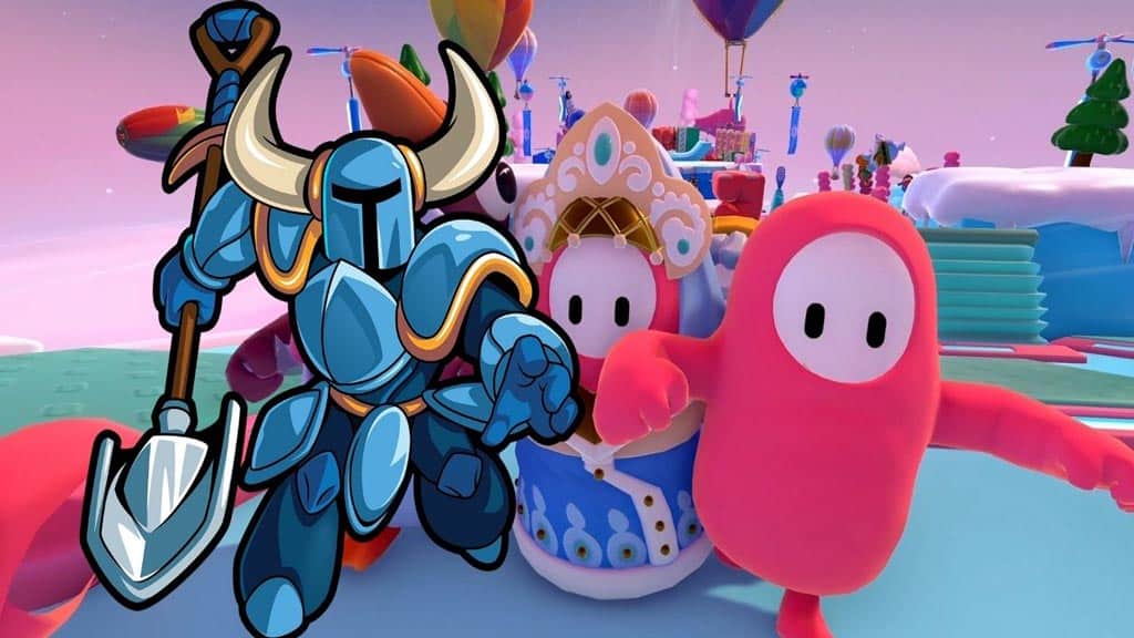 کراس اوور مشترک Fall Guys با بازی Shovel Knight