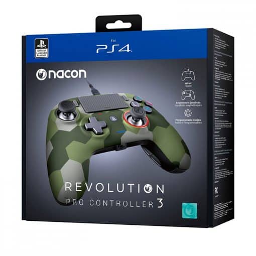 خرید کنترلر Nacon Revolution Pro Controller 3 PS4 رنگ ارتشی سبز