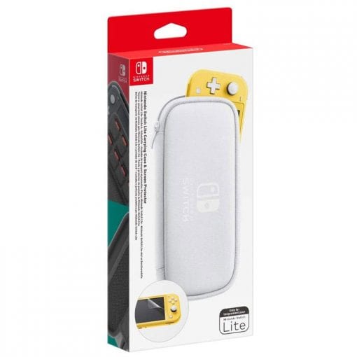 Nintendo Switch Lite Carrying Case and Screen Protector Grey