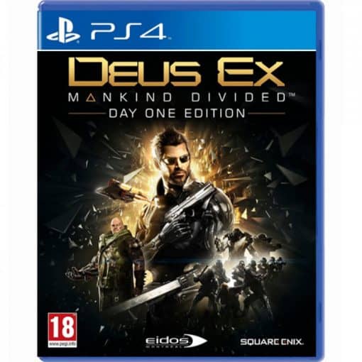 Deus Ex Mankind Divided Day One Edition PS4 Disc
