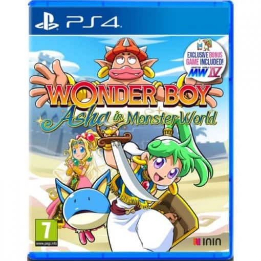 Wonder Boy Asha in Monster World PS4 Disc