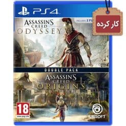 بازی کارکرده Assassin's Creed Odyssey + Origins Double Pack برای PS4