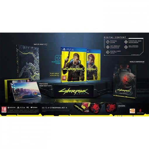 خرید بازی Cyberpunk 2077 با کارت پستال برای PS4