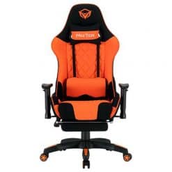 خرید صندلی گیمینگ MEETION مدل CHR25 نارنجی/مشکی