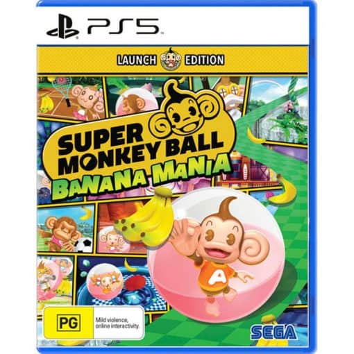 Super Monkey Ball Banana Mania Launch Edition PS5 Disc