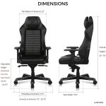 خرید صندلی گیمینگ DXRacer مدل Master Series DMC/DM1200/N مشکی