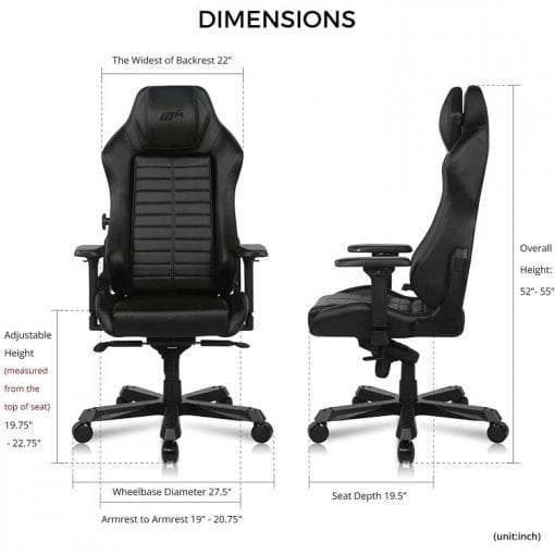 خرید صندلی گیمینگ DXRacer مدل Master Series DMC/DM1200/N مشکی