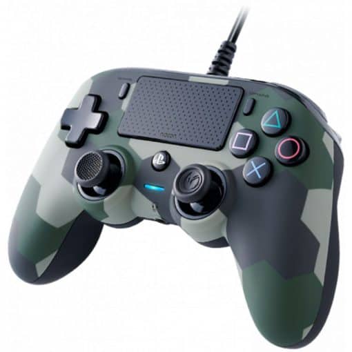 خرید کنترلر NACON Wired Compact Controller-Green Camo PS4