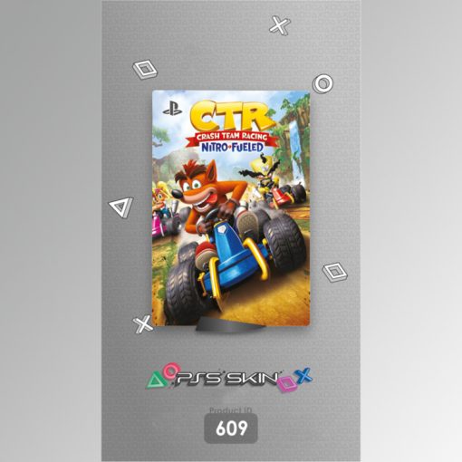 خرید اسکین برچسب PS5 طرح Crash Team Racing