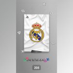 خرید اسکین برچسب PS5 طرح Real Madrid