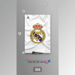 خرید اسکین برچسب PS5 طرح Real Madrid