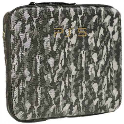 خرید کیف ضد ضربه PS5 رنگ ارتشی خاکستری