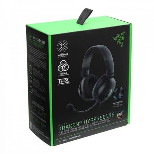 خرید هدست با سیم Razer Kraken V3 HyperSense مشکی