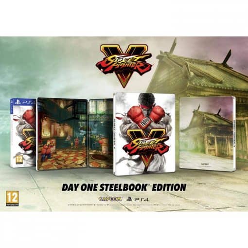 خرید بازی Street Fighter V Steelbook برای PS4