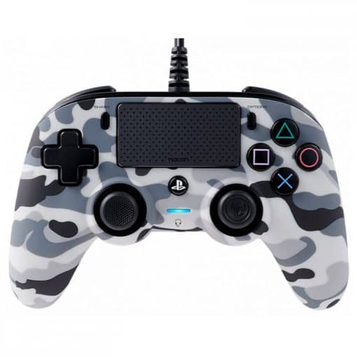 خرید کنترلر با سیم NACON Compact Gray Camo برای PS4